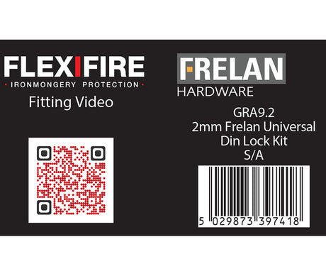 High quality image of Frelan - Intumescent Kits for Din Locks 2mm 60 Minute Sku. GRA9.2