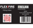 High quality image of Frelan - Intumescent Kits for Din Locks 1mm 30 Minute Sku. GRA9