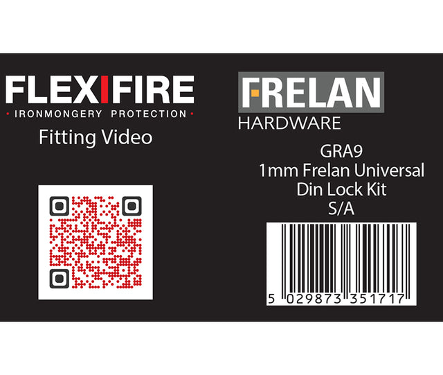 High quality image of Frelan - Intumescent Kits for Din Locks 1mm 30 Minute Sku. GRA9