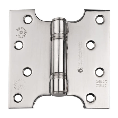 High quality image of Eurospec - Enduromax Grade 13 Parliament Hinge 102 x 102mm - BSS | Sku. h2n1424bss | Trade Door Handles.