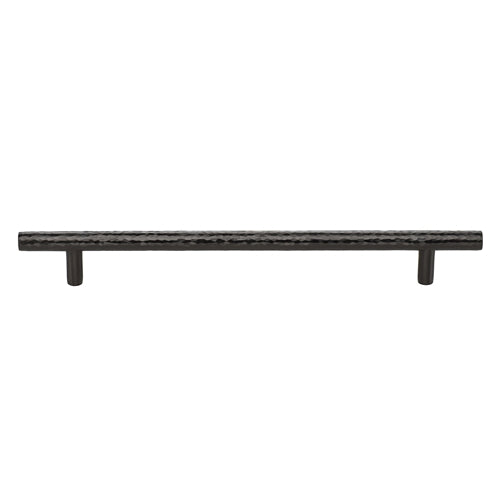 Heritage Brass Cabinet Pull T-Bar Hammered Design 203mm CTC Matt Bronze Finish