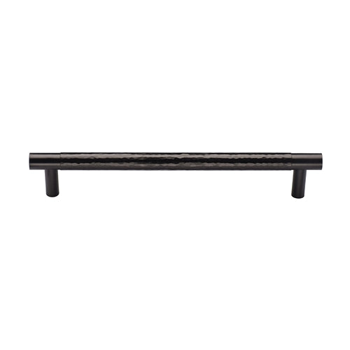 Heritage Brass Cabinet Pull Partial Hammered Design 152mm CTC Matt Bronze Finish