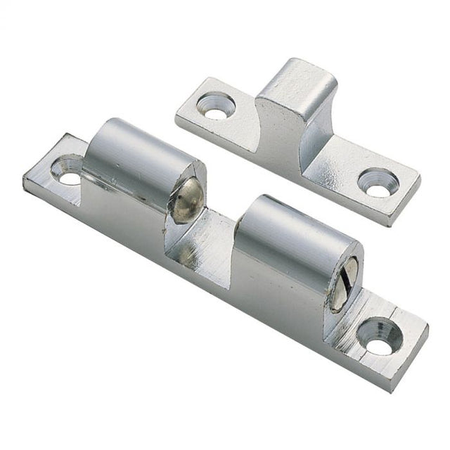 High quality image of FTD - Double Ball Catch - Satin Chrome | Sku. ftd815bsc | Trade Door Handles.