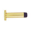 High quality image of Carlisle Brass - Cylinder Pattern Door Stop - with Rose - Polished Brass | Sku. aa21 | Trade Door Handles.