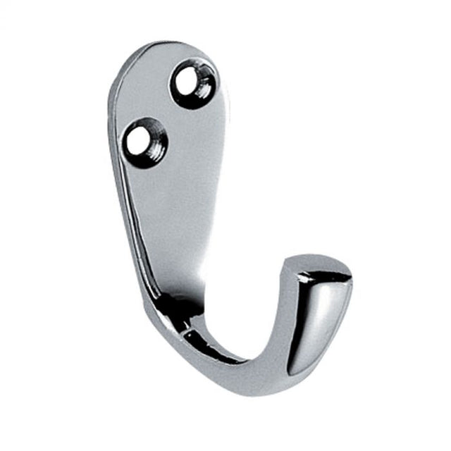 High quality image of Carlisle Brass - Victorian Robe Hook - Polished Chrome | Sku. aa26cp | Trade Door Handles.
