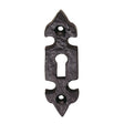 High quality image of Ludlow - Fleur de lys' Escutcheon - Black Antique | Sku. lf5532 | Trade Door Handles.
