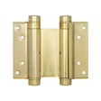High quality image of Frelan - Double Action Steel Spring Hinges 102mm Electro Brassed Sku. HB3005-4PB