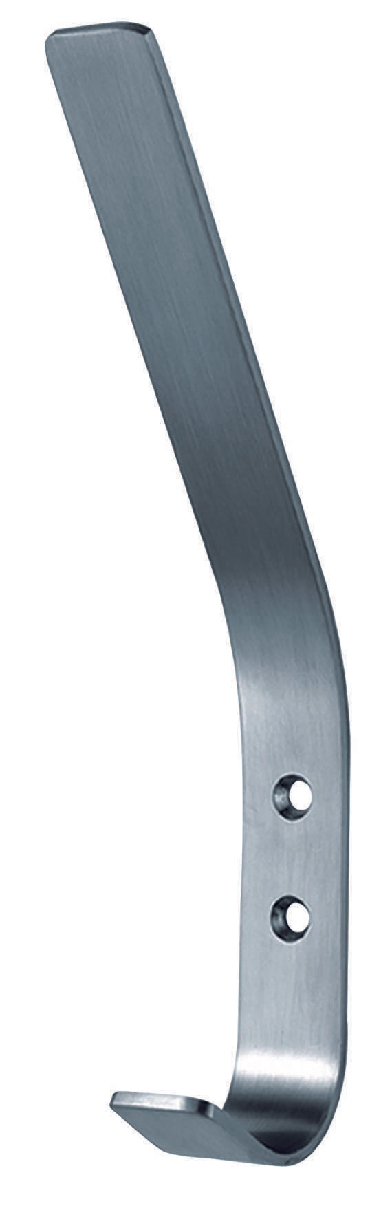 High quality image of Eurospec - Hat and Coat Hook - Satin Stainless Steel | Sku. hch1013sss | Trade Door Handles.