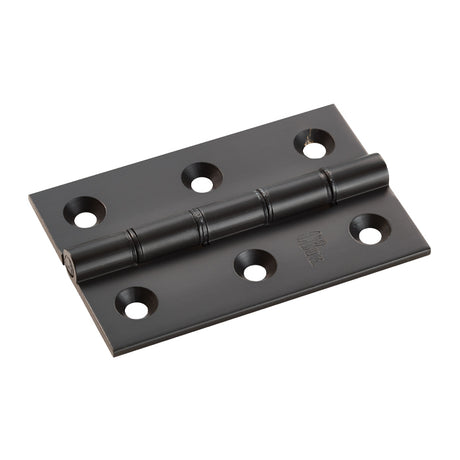 High quality image of Carlisle Brass - 76 x 50mm Double Phos. Bronze Washer Hinge - Matt Black | Sku. hdpbw21mb | Trade Door Handles.