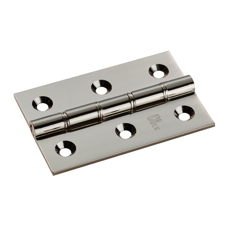 High quality image of Carlisle Brass - 76 x 50mm Double Phos. Bronze Washer Hinge - Polished Nickel | Sku. hdpbw21pn | Trade Door Handles.