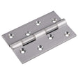 High quality image of Carlisle Brass - 102 x 57mm Dbl S/Steel Washer Brass Hinge - Satin Chrome | Sku. hdssw5sc | Trade Door Handles.