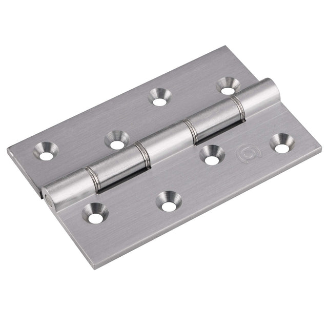 High quality image of Carlisle Brass - 102 x 57mm Dbl S/Steel Washer Brass Hinge - Satin Chrome | Sku. hdssw5sc | Trade Door Handles.