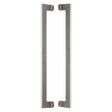 Heritage Brass Door Furniture Satin Nickel / Back to Back Fixing Pack Heritage Brass - Back to Back Door Pull Handle Apollo Design 460mm Satin Nickel F