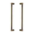 Heritage Brass Door Furniture Antique Brass / Back to Back Fixing Pack Heritage Brass - Back to Back Door Pull Handle Gio Design 332mm Antique Brass Finish