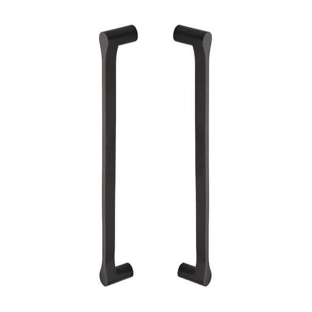 Heritage Brass Door Furniture Matt Bronze / Back to Back Fixing Pack Heritage Brass - Back to Back Door Pull Handle Gio Design 332mm Matt Bronze Finish