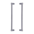 Heritage Brass Door Furniture Polished Chrome / Back to Back Fixing Pack Heritage Brass - Back to Back Door Pull Handle Gio Design 332mm Polished Chrome Finish
