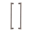Heritage Brass Door Furniture Satin Nickel / Back to Back Fixing Pack Heritage Brass - Back to Back Door Pull Handle Gio Design 332mm Satin Nickel Finish