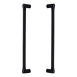 Heritage Brass Door Furniture Matt Black / Back to Back Fixing Pack Heritage Brass - Back to Back Door Pull Handle Gio Design 484mm Matt Black Finish