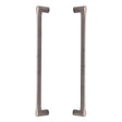 Heritage Brass Door Furniture Satin Nickel / Back to Back Fixing Pack Heritage Brass - Back to Back Door Pull Handle Gio Design 484mm Satin Nickel Finish