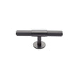 Heritage Brass Cabinet Hardware Matt Bronze / Cabinet Knobs / 60mm Dia. Heritage Brass - Cabinet Knob Knurled Fountain Design 60mm Matt Bronze Finish