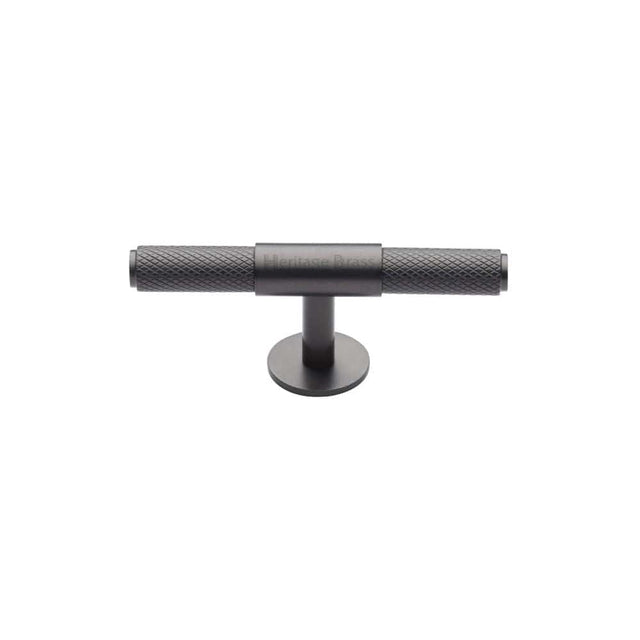 Heritage Brass Cabinet Hardware Matt Bronze / Cabinet Knobs / 60mm Dia. Heritage Brass - Cabinet Knob Knurled Fountain Design 60mm Matt Bronze Finish