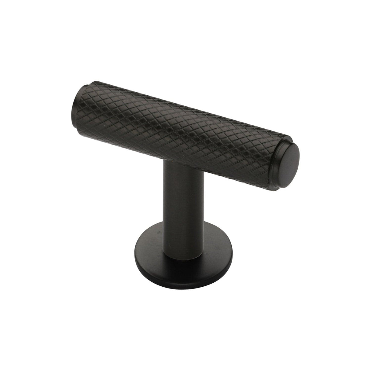 Heritage Brass Cabinet Hardware Matt Bronze / Cabinet T-Pulls / 45mm Dia. Heritage Brass - Cabinet Knob Knurled T-Bar Design with Rose 45mm Matt Bronze Fi