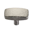 Heritage Brass Cabinet Hardware Satin Nickel / Cabinet Knobs / 47mm Dia. Heritage Brass - Cabinet Knob Rectangular Hammered Design 47mm Satin Nickel Finis