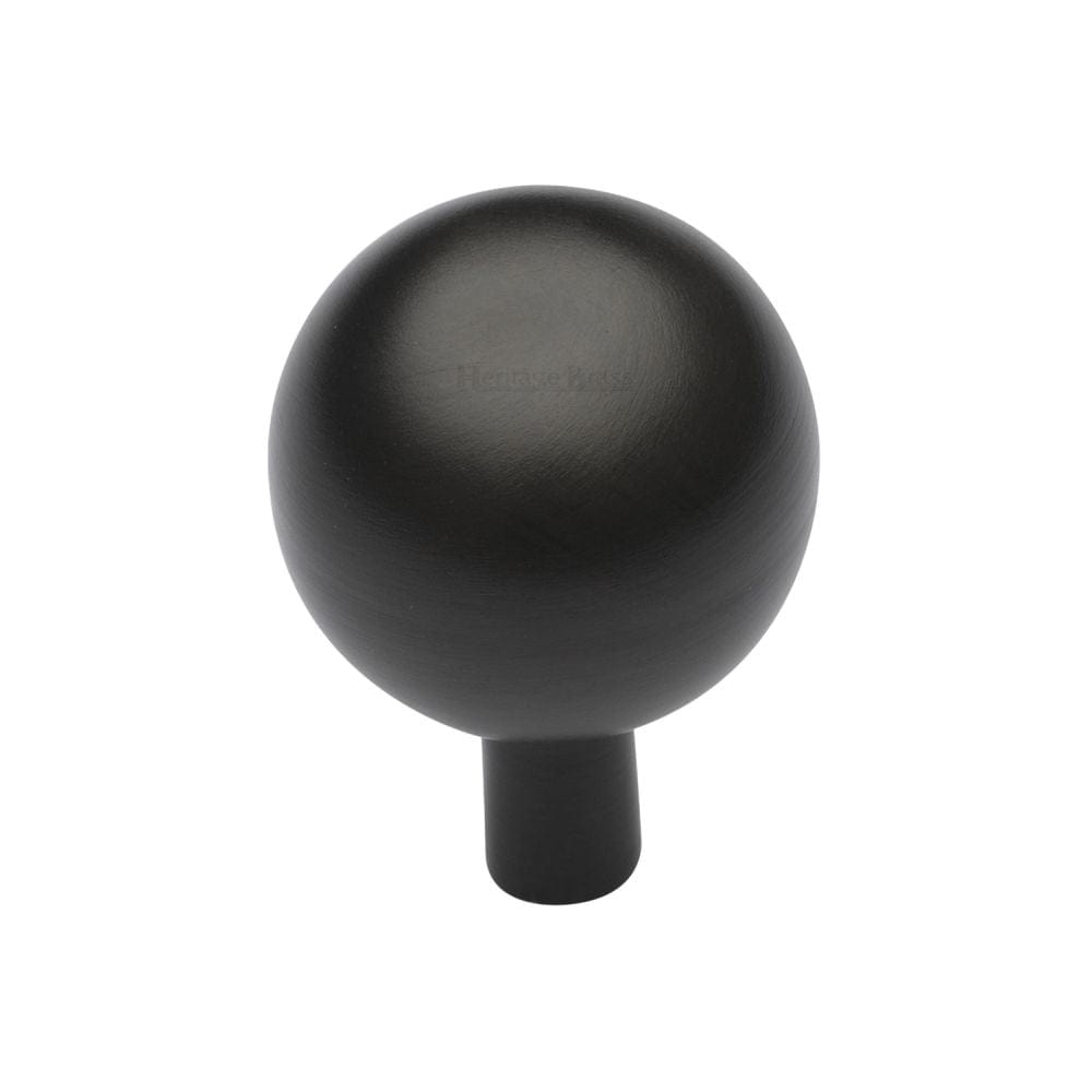 Heritage Brass Cabinet Hardware Matt Bronze / Cabinet Knobs / 28mm Dia. Heritage Brass - Cabinet Knob Sphere Design 28mm Matt Bronze Finish