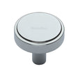 Heritage Brass Cabinet Hardware Polished Chrome / Cabinet Knobs / 38mm Dia. Heritage Brass - Cabinet Knob Stepped Disc Design 38mm Polished Chrome Finish