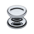 Heritage Brass Cabinet Hardware Polished Chrome / Cabinet Knobs / 32mm Dia. Heritage Brass - Cabinet Knob Surrey Design 32mm Polished Chrome Finish
