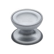 Heritage Brass Cabinet Hardware Satin Chrome / Cabinet Knobs / 32mm Dia. Heritage Brass - Cabinet Knob Surrey Design 32mm Satin Chrome Finish