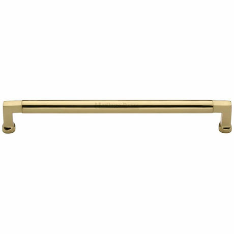 Heritage Brass Cabinet Hardware Polished Brass / Cabinet Pull Handles / 320mm c/c Heritage Brass - Cabinet Pull Bauhaus Design 320mm CTC Polished Brass Finish