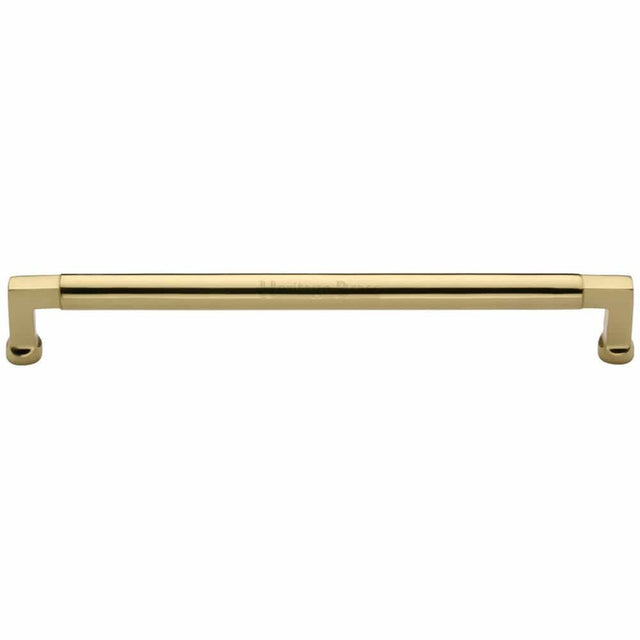 Heritage Brass Cabinet Hardware Polished Brass / Cabinet Pull Handles / 320mm c/c Heritage Brass - Cabinet Pull Bauhaus Design 320mm CTC Polished Brass Finish