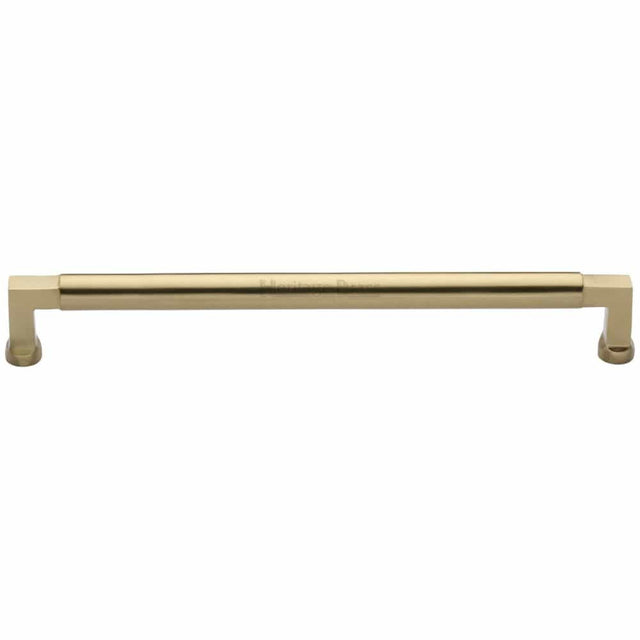 Heritage Brass Cabinet Hardware Satin Brass / Cabinet Pull Handles / 320mm c/c Heritage Brass - Cabinet Pull Bauhaus Design 320mm CTC Satin Brass Finish