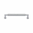Heritage Brass Cabinet Hardware Polished Chrome / Cabinet Pull Handles / 101mm c/c Heritage Brass - Cabinet Pull Bauhaus Round Design 101mm CTC Polished Chrome Finish
