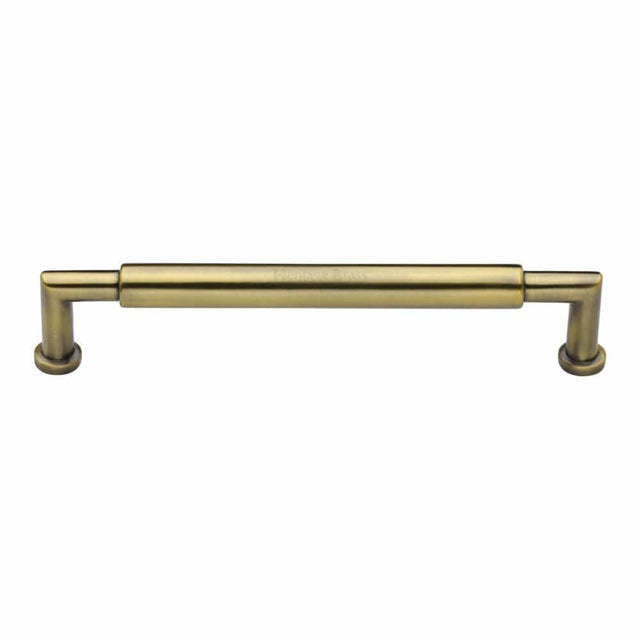 Heritage Brass Cabinet Hardware Antique Brass / Cabinet Pull Handles / 203mm c/c Heritage Brass - Cabinet Pull Bauhaus Round Design 203mm CTC Antique Brass Finish