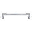 Heritage Brass Cabinet Hardware Polished Chrome / Cabinet Pull Handles / 203mm c/c Heritage Brass - Cabinet Pull Bauhaus Round Design 203mm CTC Polished Chrome Finish