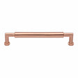 Heritage Brass Cabinet Hardware Satin Rose Gold / Cabinet Pull Handles / 203mm c/c Heritage Brass - Cabinet Pull Bauhaus Round Design 203mm CTC Satin Rose Gold Fini