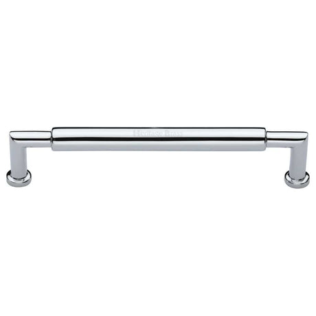 Heritage Brass Cabinet Hardware Polished Chrome / Cabinet Pull Handles / 254mm c/c Heritage Brass - Cabinet Pull Bauhaus Round Design 254mm CTC Polished Chrome Finish