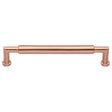 Heritage Brass Cabinet Hardware Satin Rose Gold / Cabinet Pull Handles / 254mm c/c Heritage Brass - Cabinet Pull Bauhaus Round Design 254mm CTC Satin Rose Gold Fini