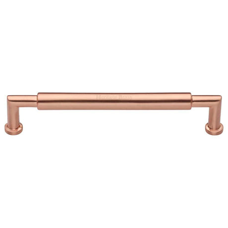 Heritage Brass Cabinet Hardware Satin Rose Gold / Cabinet Pull Handles / 254mm c/c Heritage Brass - Cabinet Pull Bauhaus Round Design 254mm CTC Satin Rose Gold Fini