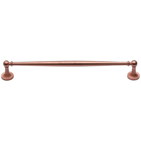 Heritage Brass Cabinet Hardware Satin Rose Gold / Cabinet Pull Handles / 254mm c/c Heritage Brass - Cabinet Pull Colonial Design 254mm CTC Satin Rose Gold Finish