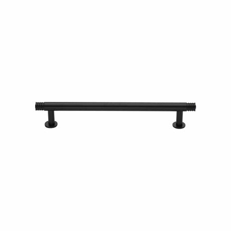 Heritage Brass Cabinet Hardware Matt Bronze / Cabinet Pull Handles / 128mm c/c Heritage Brass - Cabinet Pull Contour Design with 16mm Rose 128mm CTC Matt Bronz