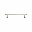 Heritage Brass Cabinet Hardware Polished Nickel / Cabinet Pull Handles / 128mm c/c Heritage Brass - Cabinet Pull Contour Design with 16mm Rose 128mm CTC Polished Nicke