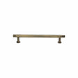 Heritage Brass Cabinet Hardware Antique Brass / Cabinet Pull Handles / 96mm c/c Heritage Brass - Cabinet Pull Contour Design with 16mm Rose 96mm CTC Antique Brass