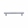 Heritage Brass Cabinet Hardware Polished Chrome / Cabinet Pull Handles / 128mm c/c Heritage Brass - Cabinet Pull Hexagon Design 128mm CTC Polished Chrome Finish