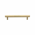 Heritage Brass Cabinet Hardware Satin Brass / Cabinet Pull Handles / 128mm c/c Heritage Brass - Cabinet Pull Hexagon Design 128mm CTC Satin Brass Finish