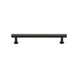 Heritage Brass Cabinet Hardware Matt Bronze / Cabinet Pull Handles / 128mm c/c Heritage Brass - Cabinet Pull Hexagon Design with Rose 128mm CTC Matt Bronze Fin