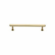 Heritage Brass Cabinet Hardware Polished Brass / Cabinet Pull Handles / 96mm c/c Heritage Brass - Cabinet Pull Hexagon Design with Rose 96mm CTC Polished Brass Finis