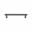 Heritage Brass Cabinet Hardware Matt Bronze / Cabinet Pull Handles / 128mm c/c Heritage Brass - Cabinet Pull Knurled Design with Rose 128mm CTC Matt Bronze Fin